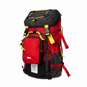 Topo Designs Vibrant Red and Black Backpack